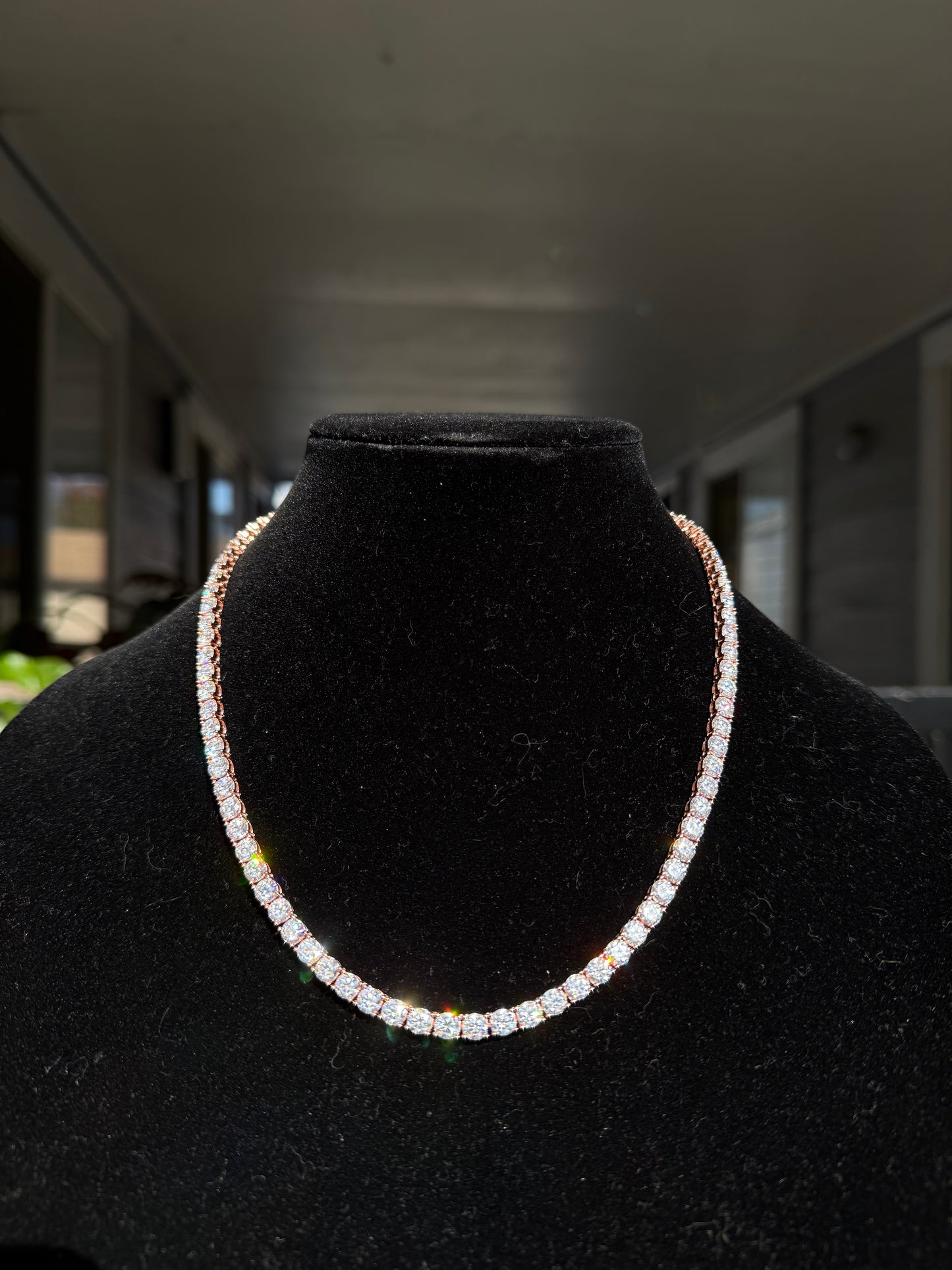 5MM Rose Gold Tennis Chain