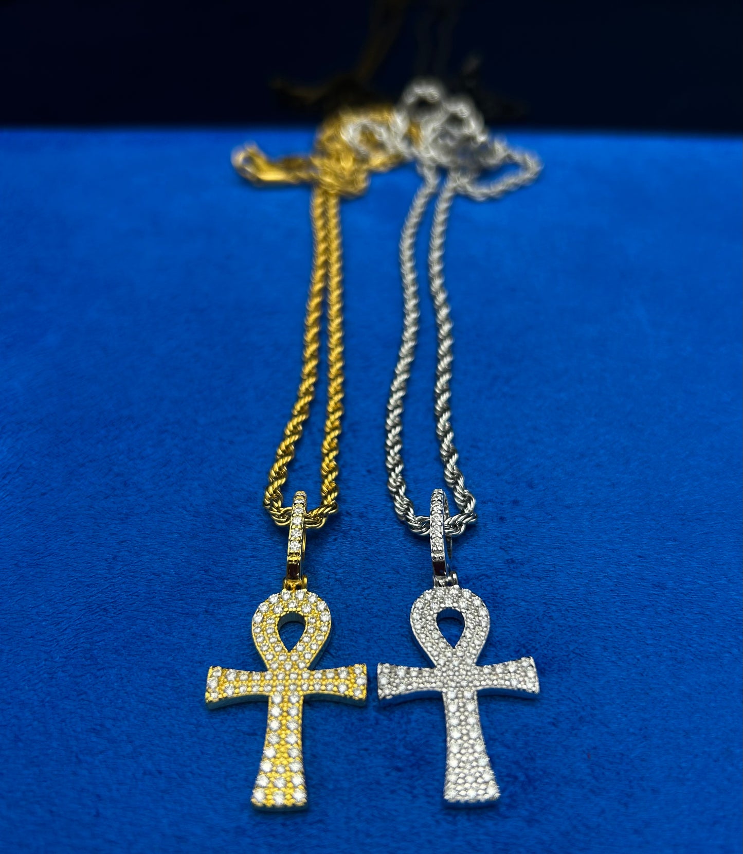 Moissanite VVS Ankh Pendant