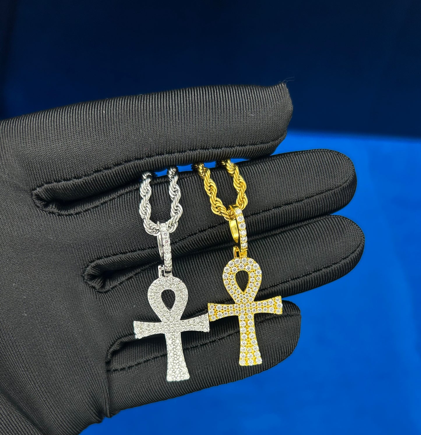 Moissanite VVS Ankh Pendant