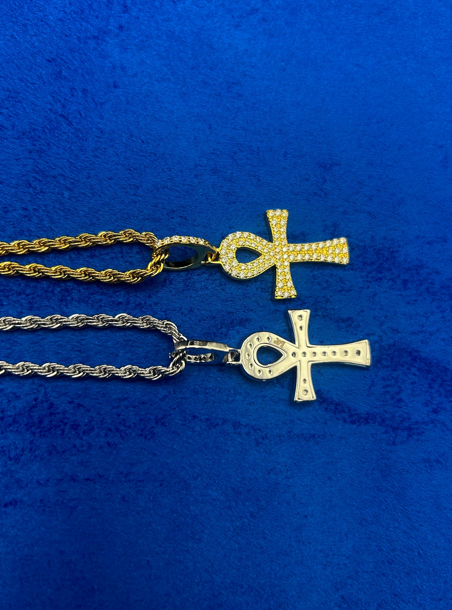 Moissanite VVS Ankh Pendant