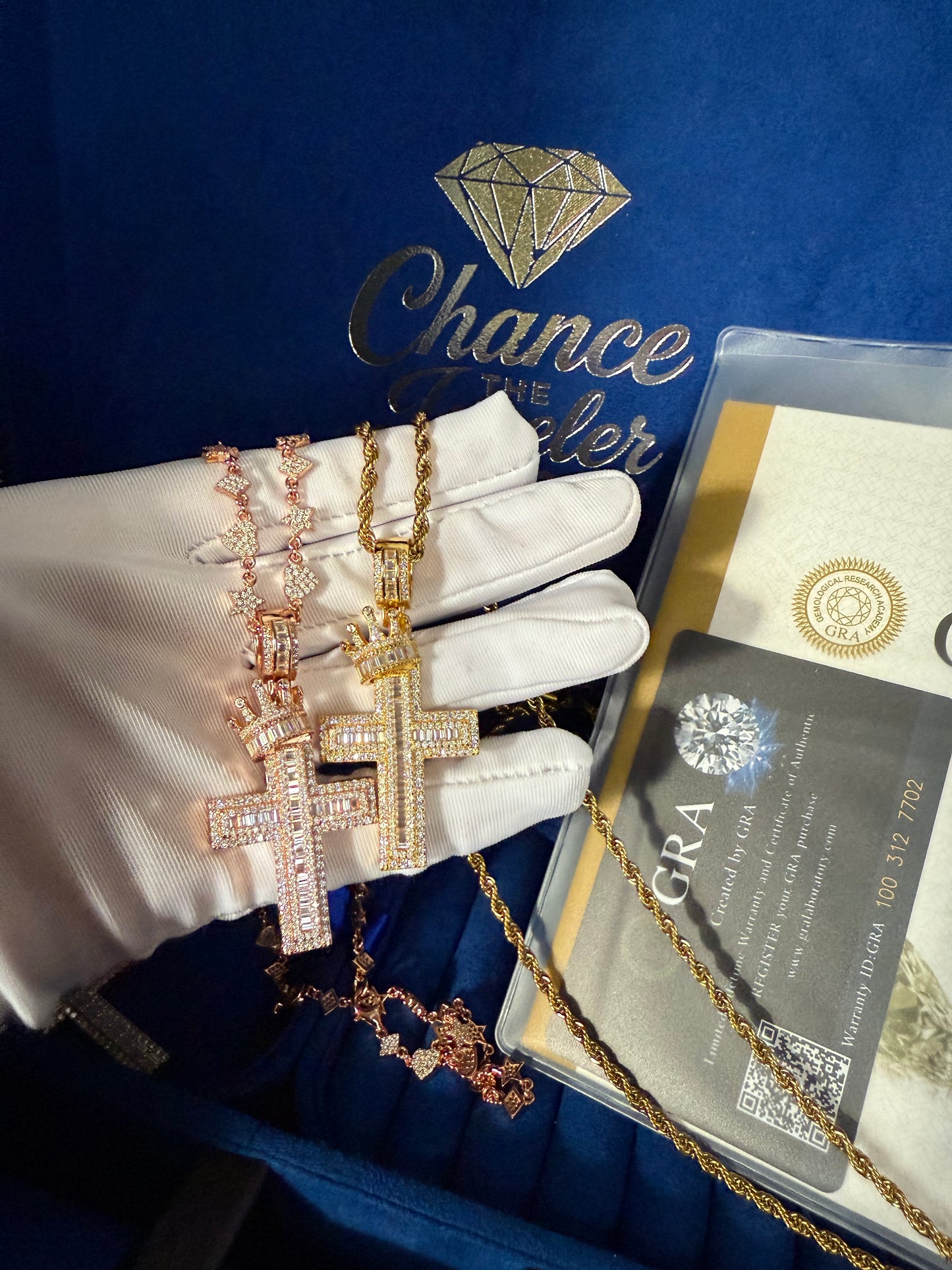 King Crown Cross Pendant