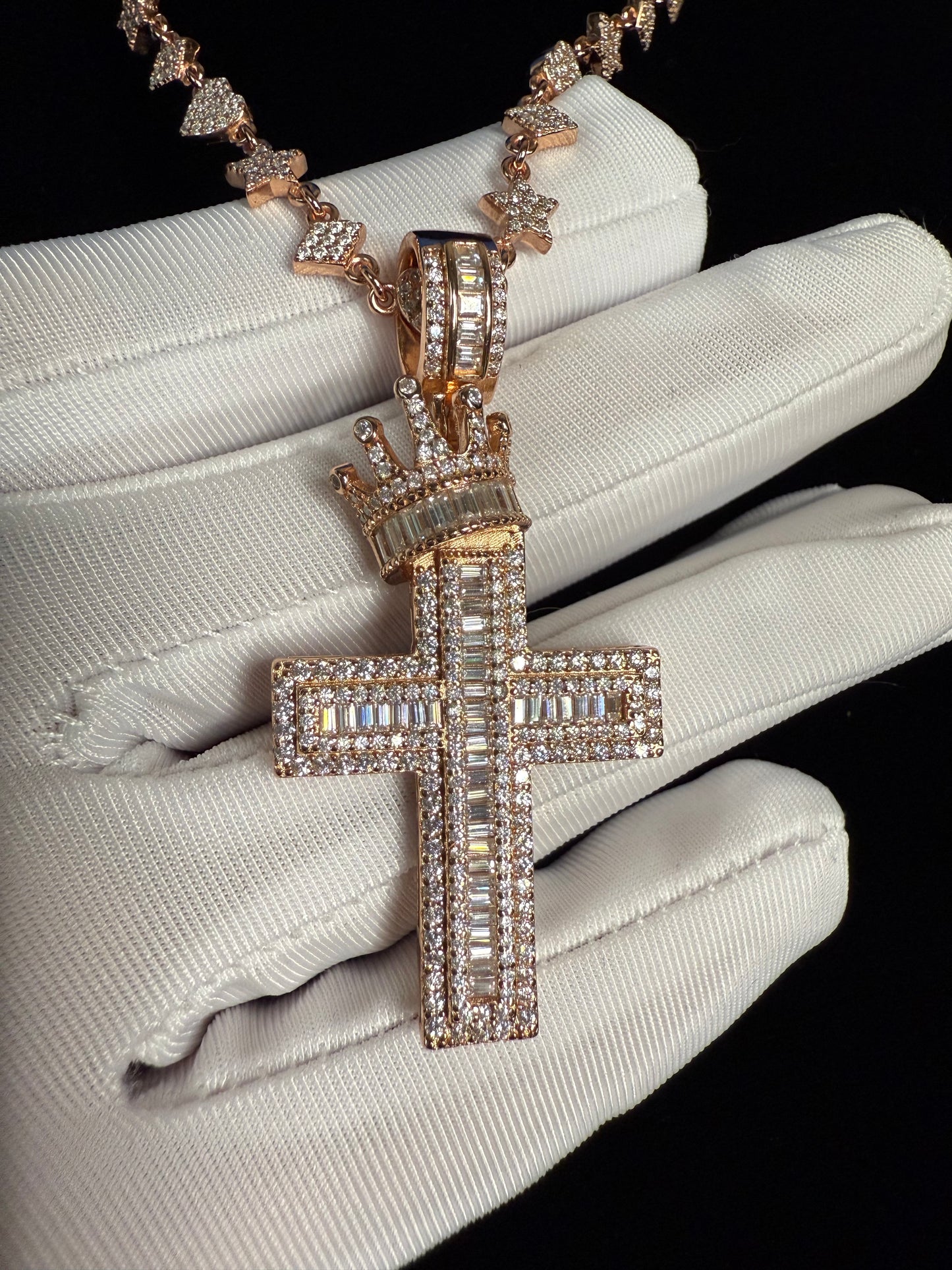 King Crown Cross Pendant