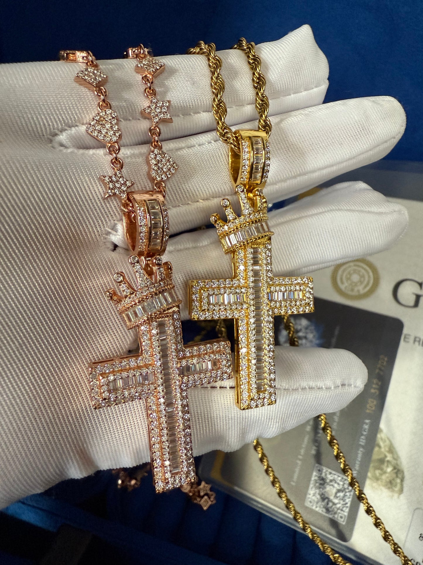 King Crown Cross Pendant