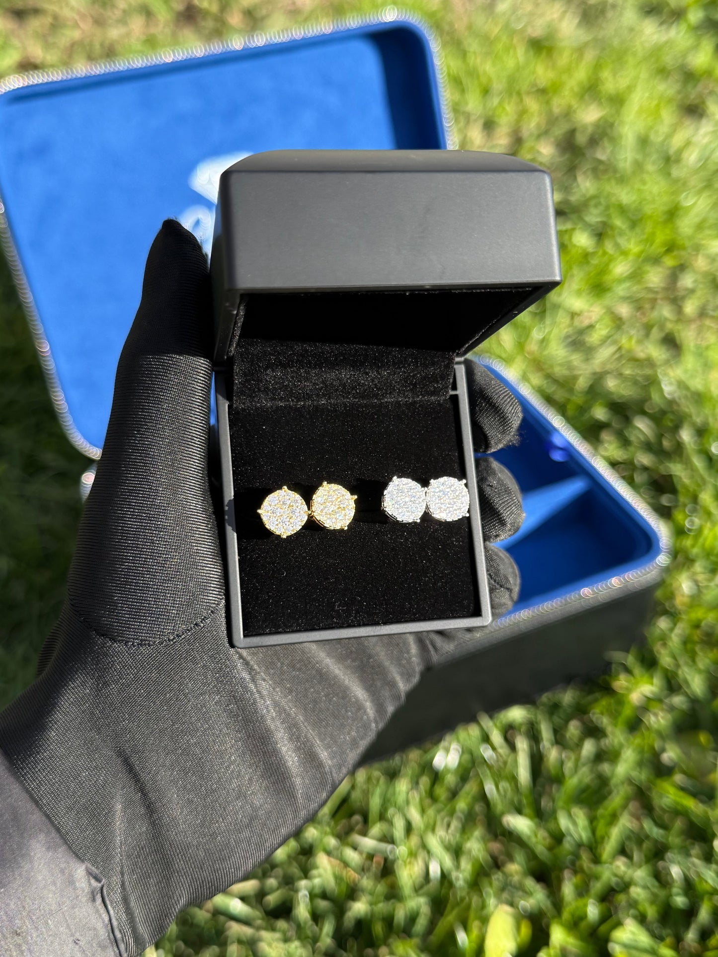 10MM Cluster Earrings