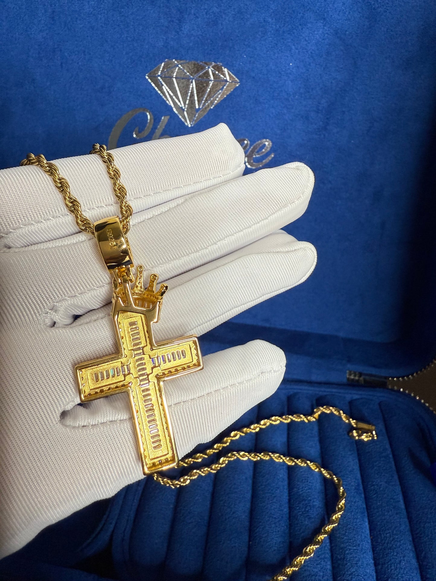 King Crown Cross Pendant