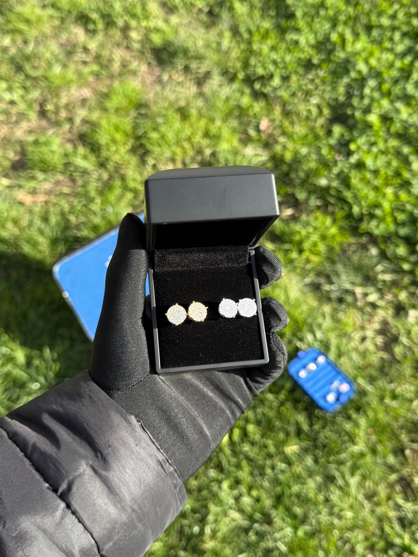 10MM Cluster Earrings