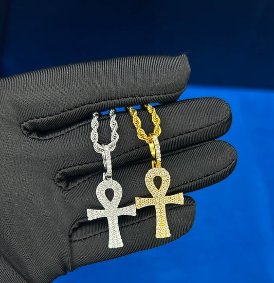 Moissanite VVS Ankh Pendant